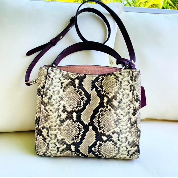 Kate Spade Fleur Embossed Small Top Handle Satchel - Picture 7 of 16